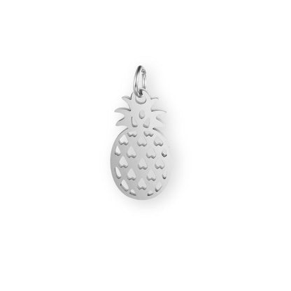 Une collection de pendentif ananas en argent pour bola de grossesse de femme enceinte