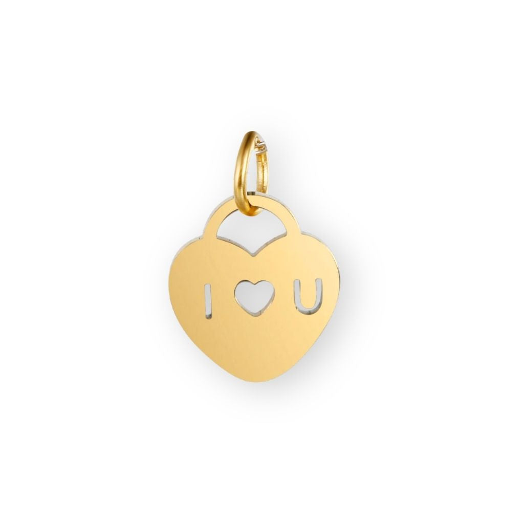 Une collection de pendentif i love you en or pour bola de grossesse de femme enceinte